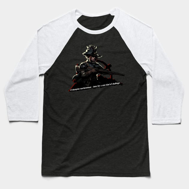 Darkest Dungeon - The Musketeer Baseball T-Shirt by Reds94